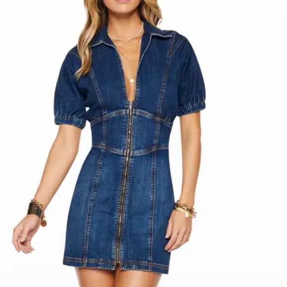 Ramy Brook Lily Denim Dress 